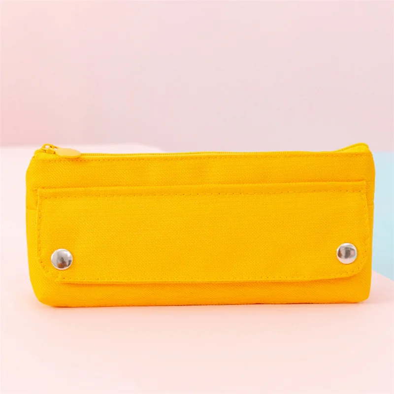 Promotion Mint Green 600d Oxford Durable Simple Style Wholesale Children Pencil Case Student Pencil Bag Pencil Pouch