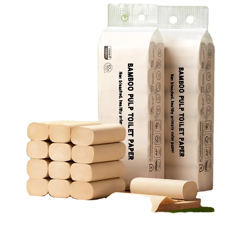 water soluble toilet paper Soft and Hygienic 3 Ply Bathroom Tissue bamboo toilet paper roll