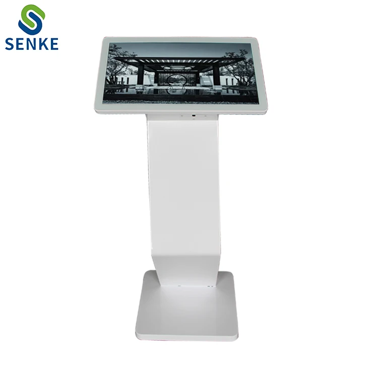 19 inch  all in one touch screen kiosk Android  self service ticket dispenser queue management kiosk