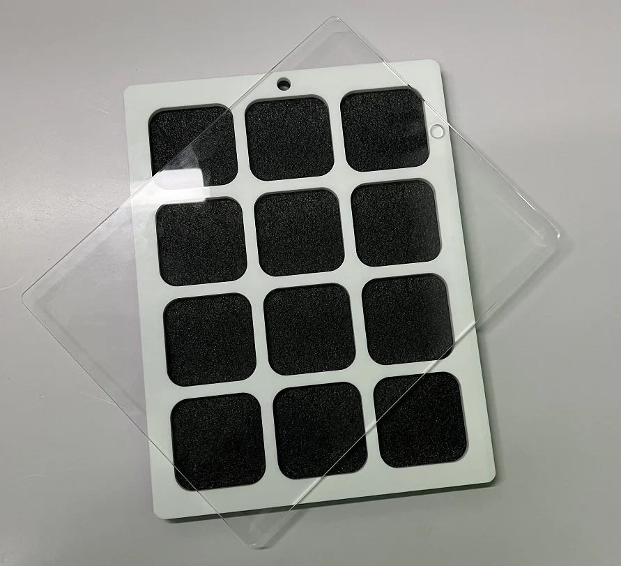 Gaojian 2022 new type acrylic pin display stand plastic badge collection storage window showing wall carton display stand