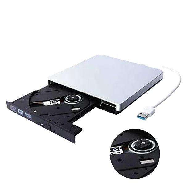 Внешний USB 3,0 DVD для ноутбука ПК портативный оптический CD DVD RW ROM плеер