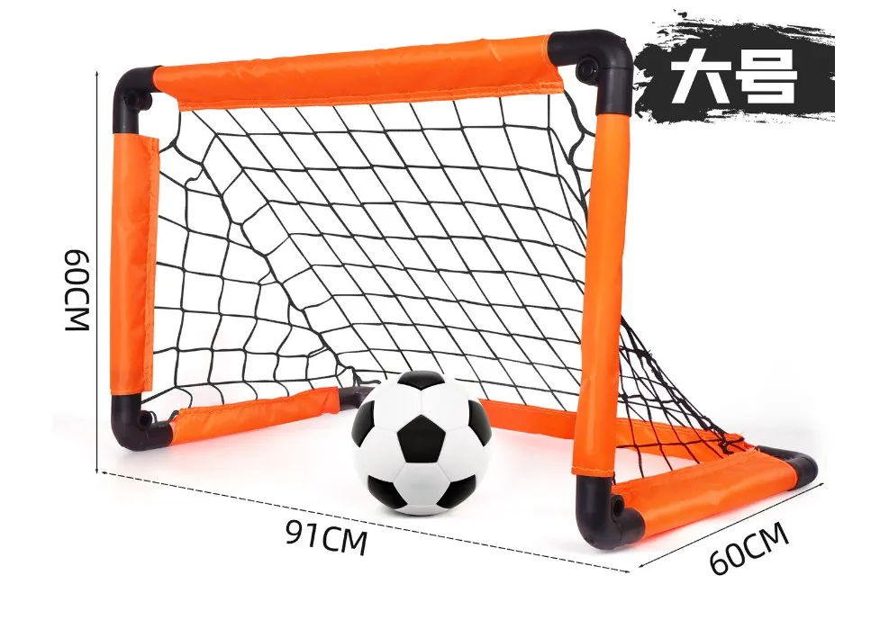 ActEarlier Outdoor Kids Sports Portable football goal Children Toy Football Shooting Target 36inch Football Soccer Goal