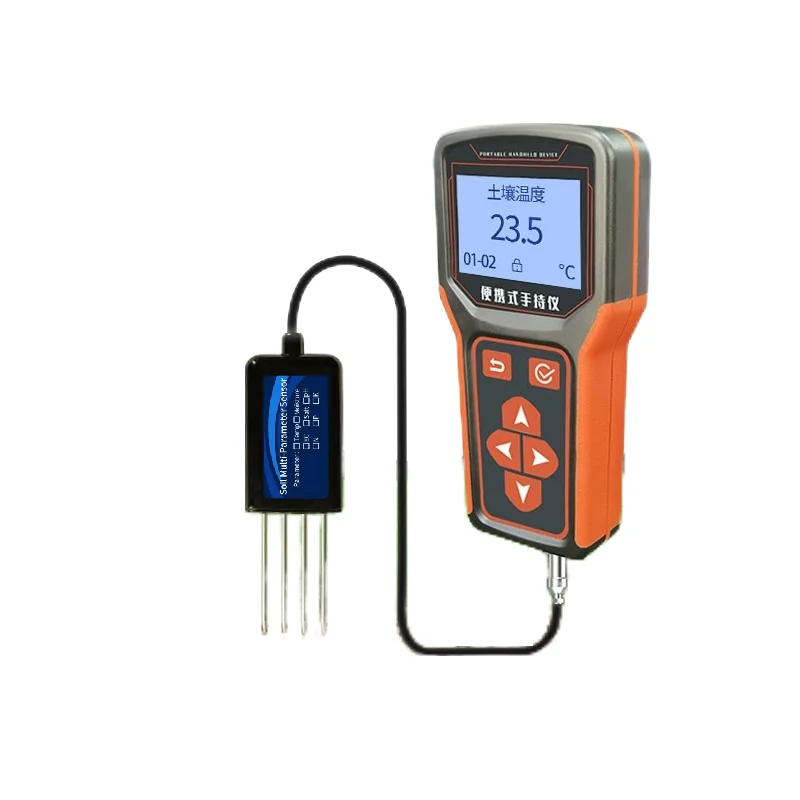 Digital Output RS485 Soil Moisture Temperature EC Salinity NPK PH Timely Reading Sensor for Agriculture Portable Analyzer