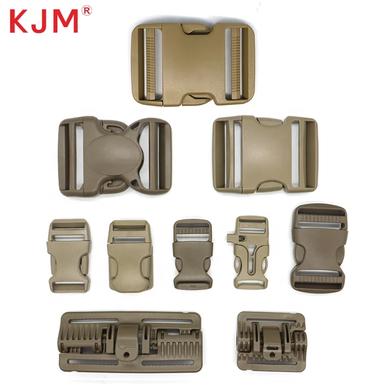 High Quality POM Plastic Adjustable Strap Belt Side Release Buckle Clips for Camera Bag Backpack
