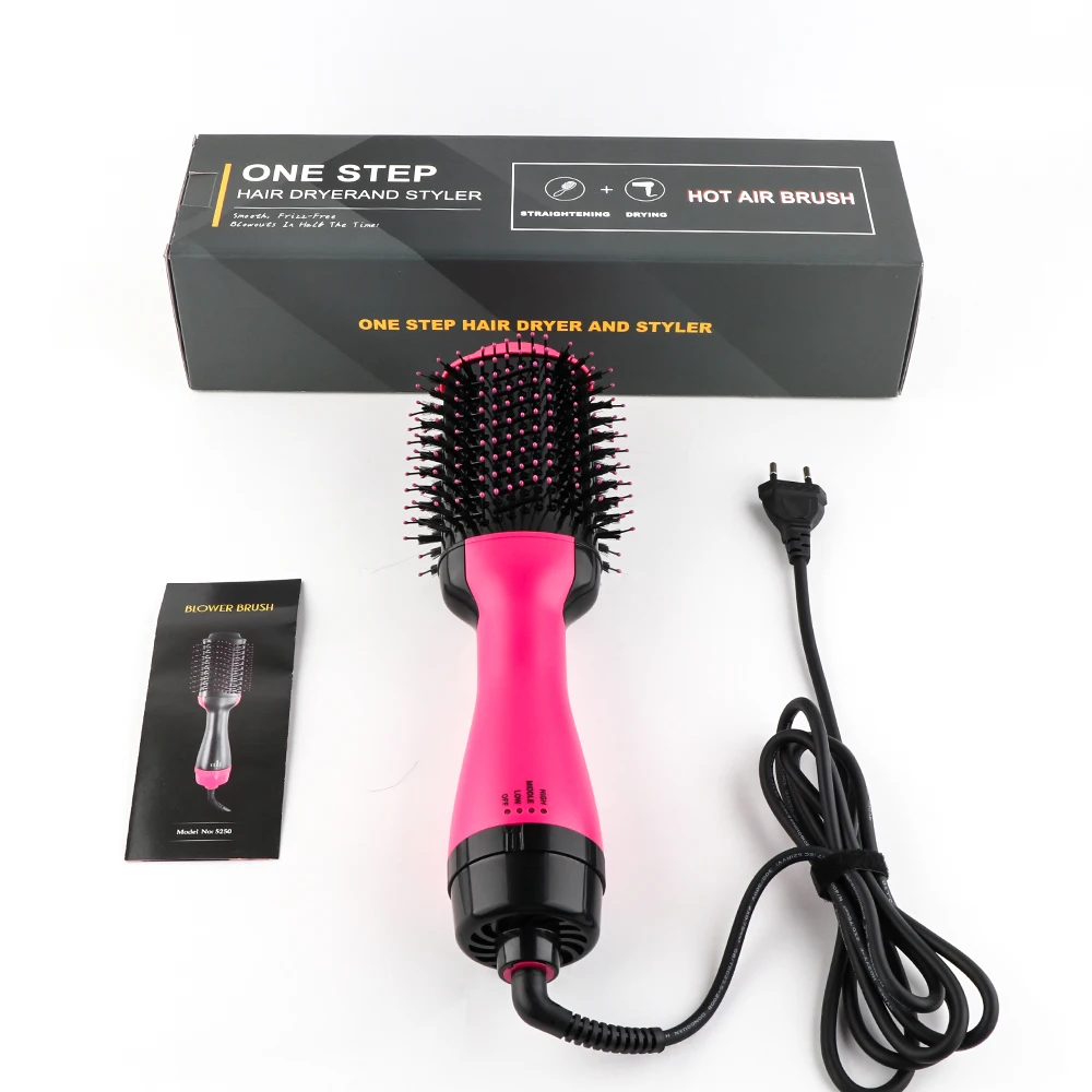  Lescolton Wholesale Professional One Step Hair Dryer Hot Air Comb And Styler Brush Custom