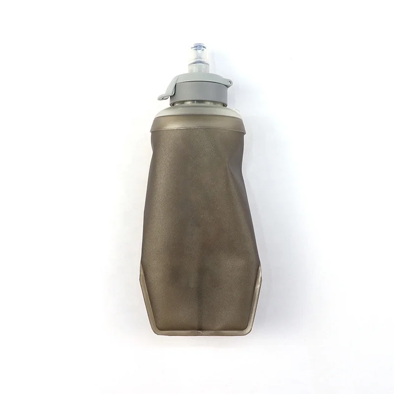 JIAYI Oem/Odm Collapsible Bottle Foldable 650ML 750ML Tpu Flip Cover Running Foldable Kettle Collapsible Soft Water Bottle