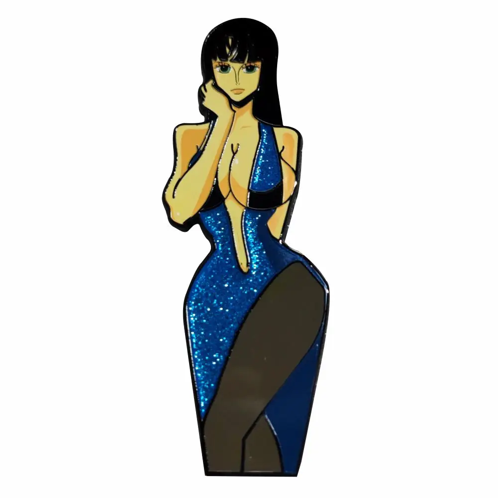 Personality Cute Gold Anime TV Movie Character Lapel Logo Custom Stain Glass Metal Pin Enamel Badges