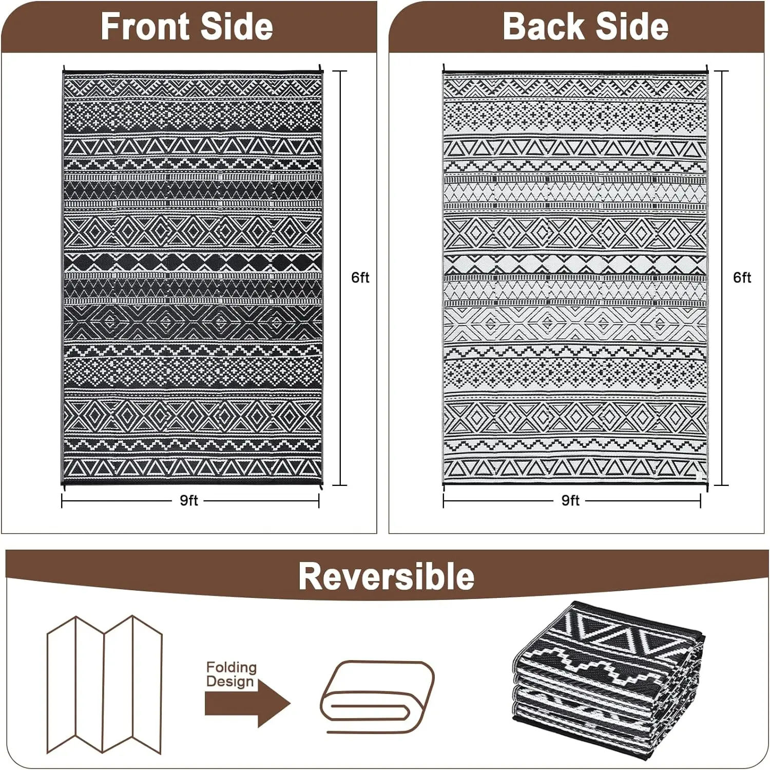 wholesale carpets manufacturing Reversible Mats plastic straw rug Patio rug patio waterproof outdoor reversible rug