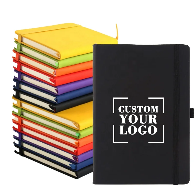 LC665 Factory Customized Logo A4 A5 Hournal Printing Wholesale Promotion Gift Custom Hardcover Notebooks with Pen Holder