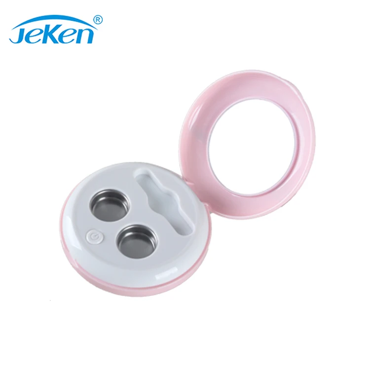 China Supplier Customized Logo Printing Household Waterproof Contact Lens Ultrasonic Cleaner