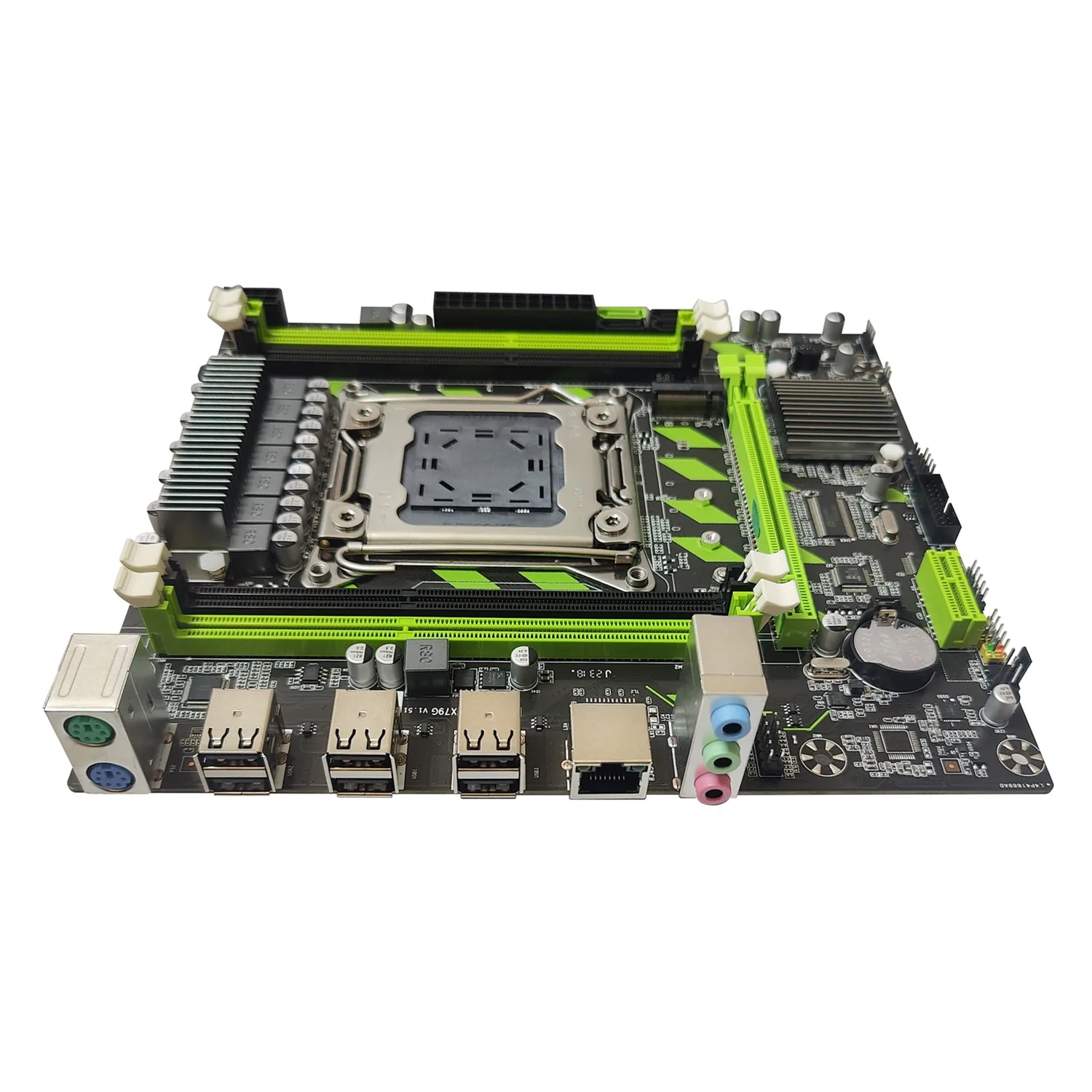 X79G Motherboard For Xeon E5-2689 CPU LGA2011 M.2 SATA3 Main Board 4*32GB 1600Mhz Memory DDR3 RAM