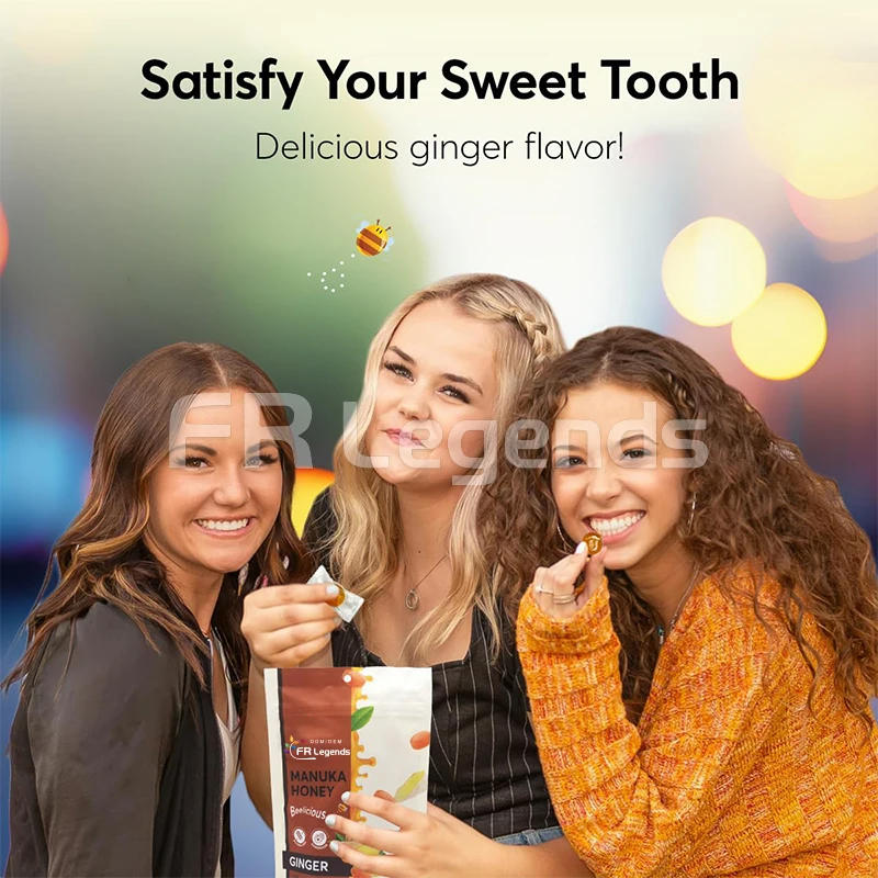 OEM Wholesale Natural Honey Nootropics Supplements Replenish Energy Honey Ginseng Hard Candy