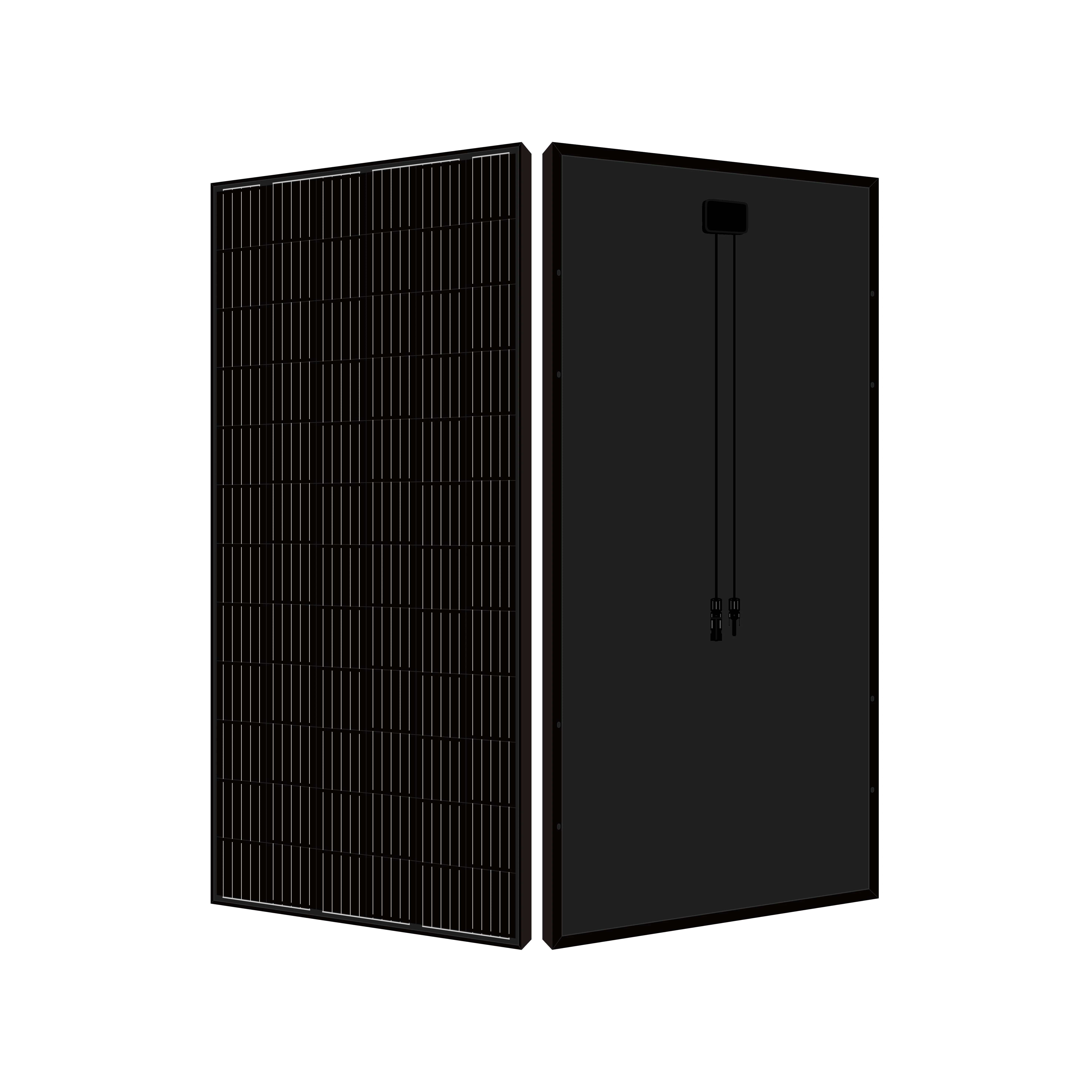 360w Mono 72 Cell полностью черная солнечная панель