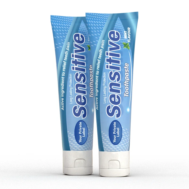 Sensitive Relief & Teeth Whitening Anti plaque Fluoride Free SLS Free Toothpaste For Sensitive Teeth