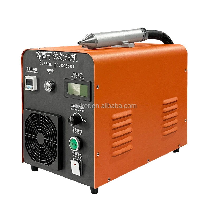 PP/ABS plastic bottle surface corona rotary injection fully automatic online plasma cleaning plasma processing machine