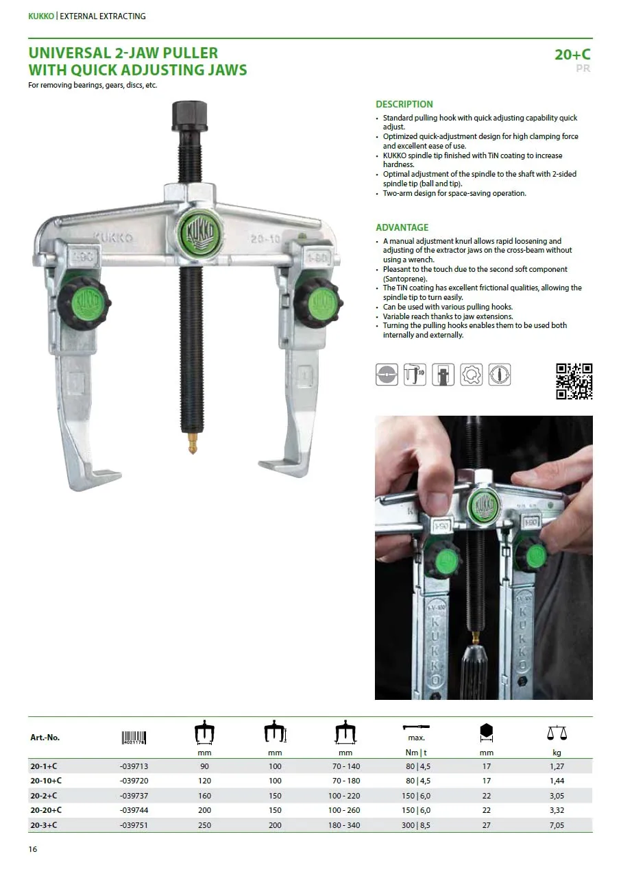 Universal 3 jaws quick adjustment jaws inner small bearing ball joint puller