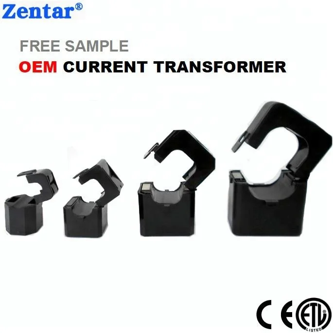 ZENTAR 0~1000A Split Core CT Current Transformer Core Design for meters