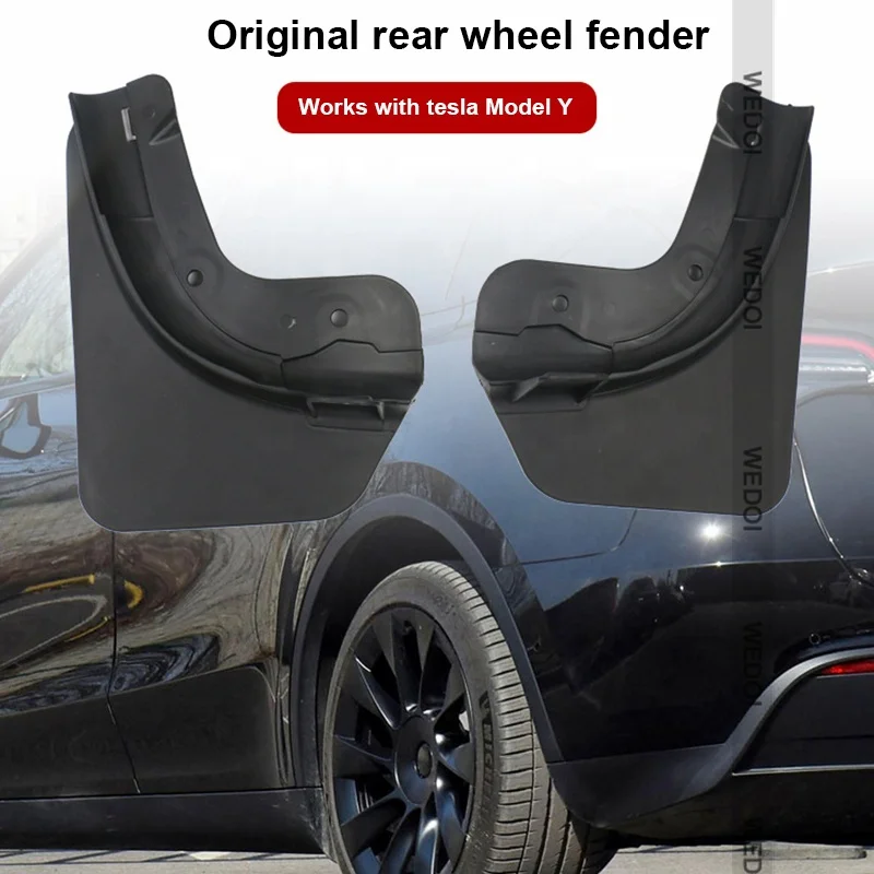 Car Fender Cover For 2021 Tesla Model Y  Splash Guards Mud flap Protector for Tesla Car Accessories
