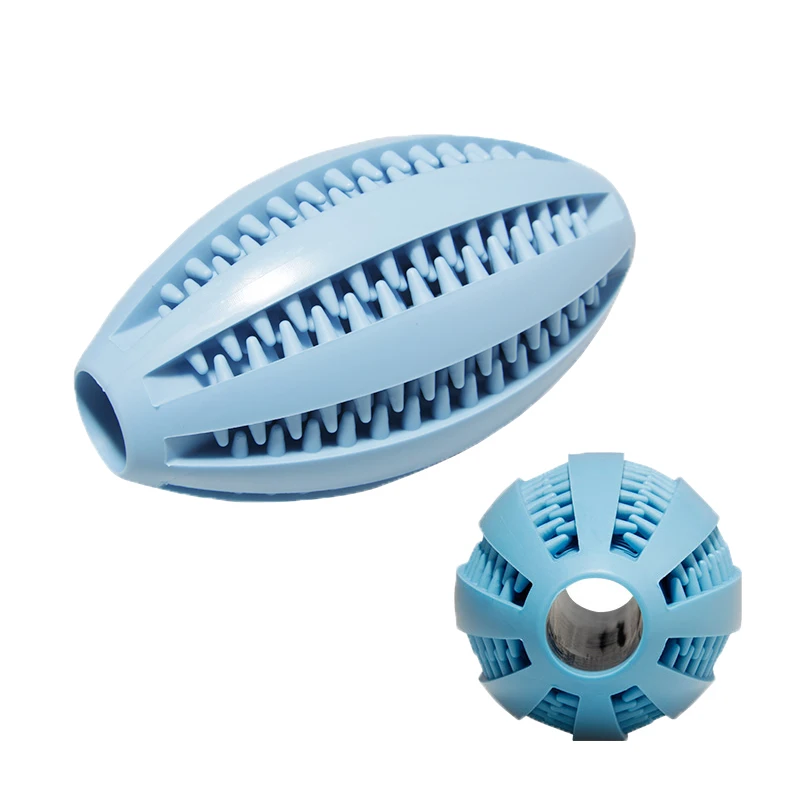 Hot Sale Rugby TPR Dog Squeak Ball Haustierspielzeug Dog Chew Toy Pet Interactive Toy Dog Teething Toys Footballs