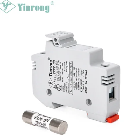 Yinrong 3-30A DC 1000V 1500V solar PV ceramic tube 10*38mm  fuse and plastic fuse holder with UL certificate