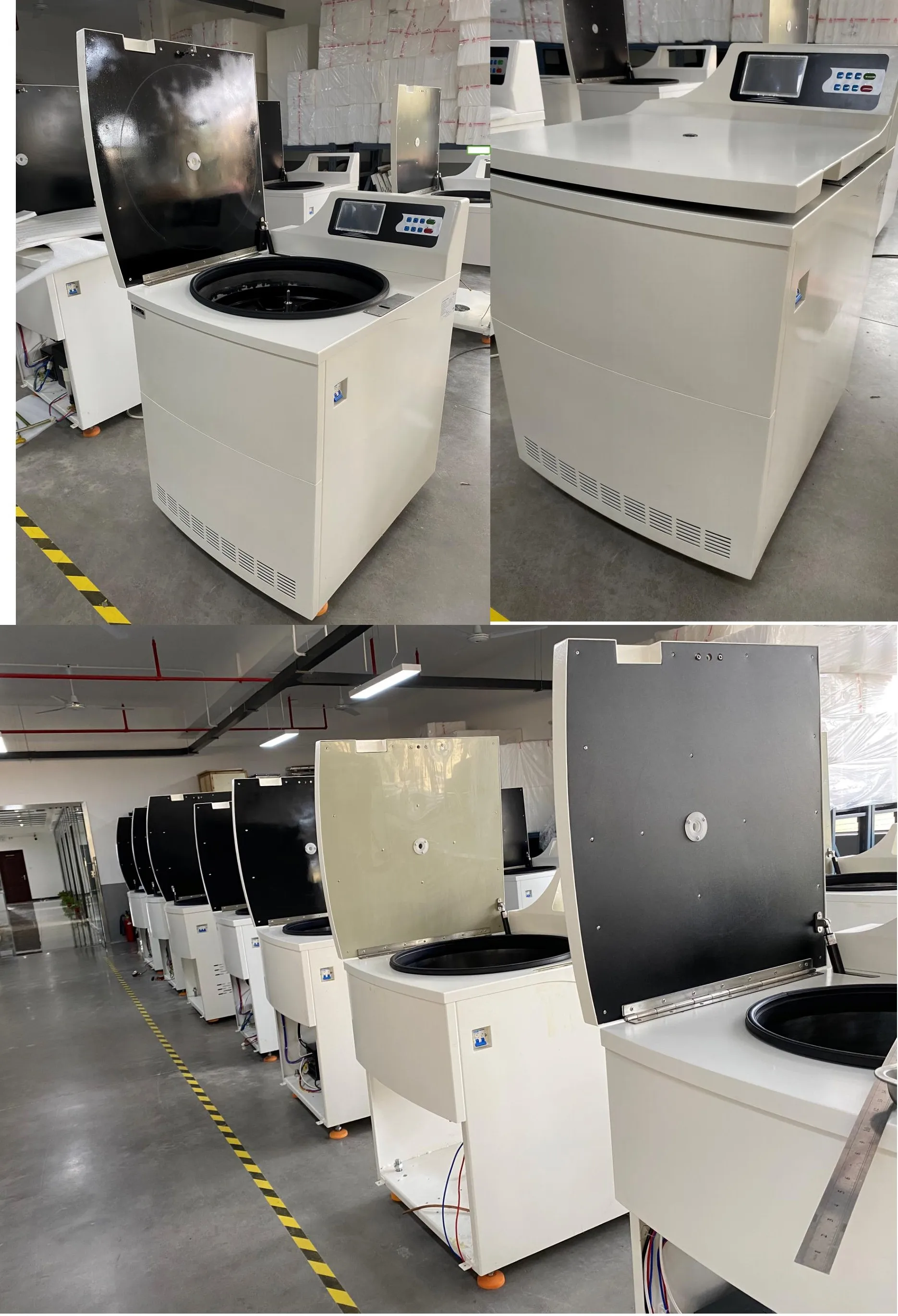 floor type blood bag OEM Utra high-capacity centrifuge with swing bucket rotor DL8M-12L