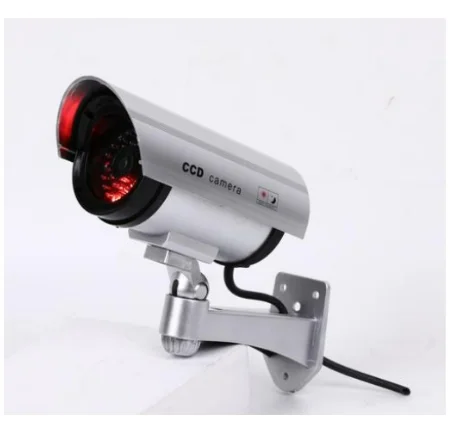 Gun shape superior quality faker cameras led dummy camera Hemispherical simulation camera