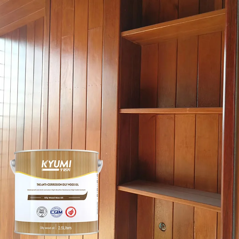 High durable barrier on soft and hardwoods wooden structure wax oil coating the stable paint supplier