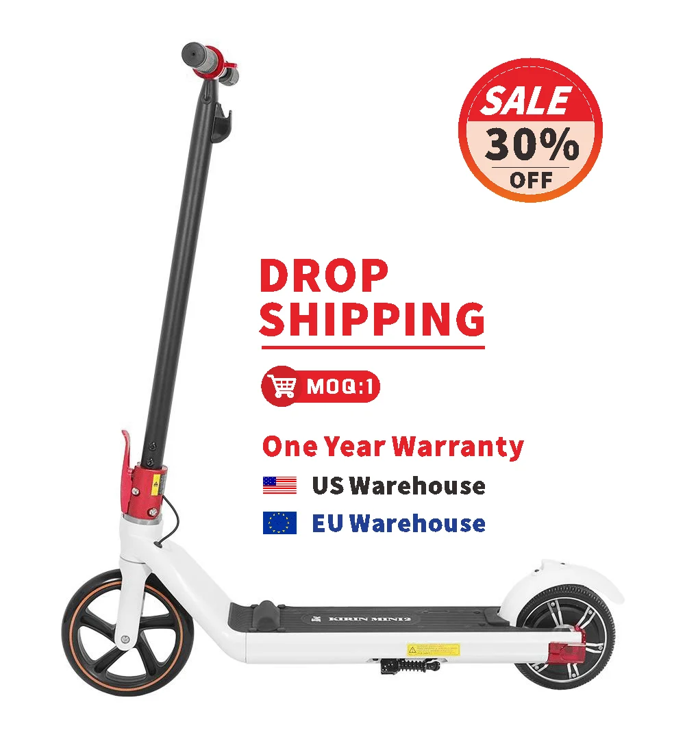 Big Sale with 30%Off for Christmas Present in US Store High Quality Cheap Folding Electric Scooter KugooKirin Mini2 for Children