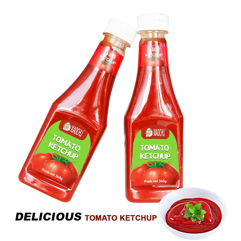 Factory price delicious 340g 5kg tomato ketchup with OEM brand for cooking