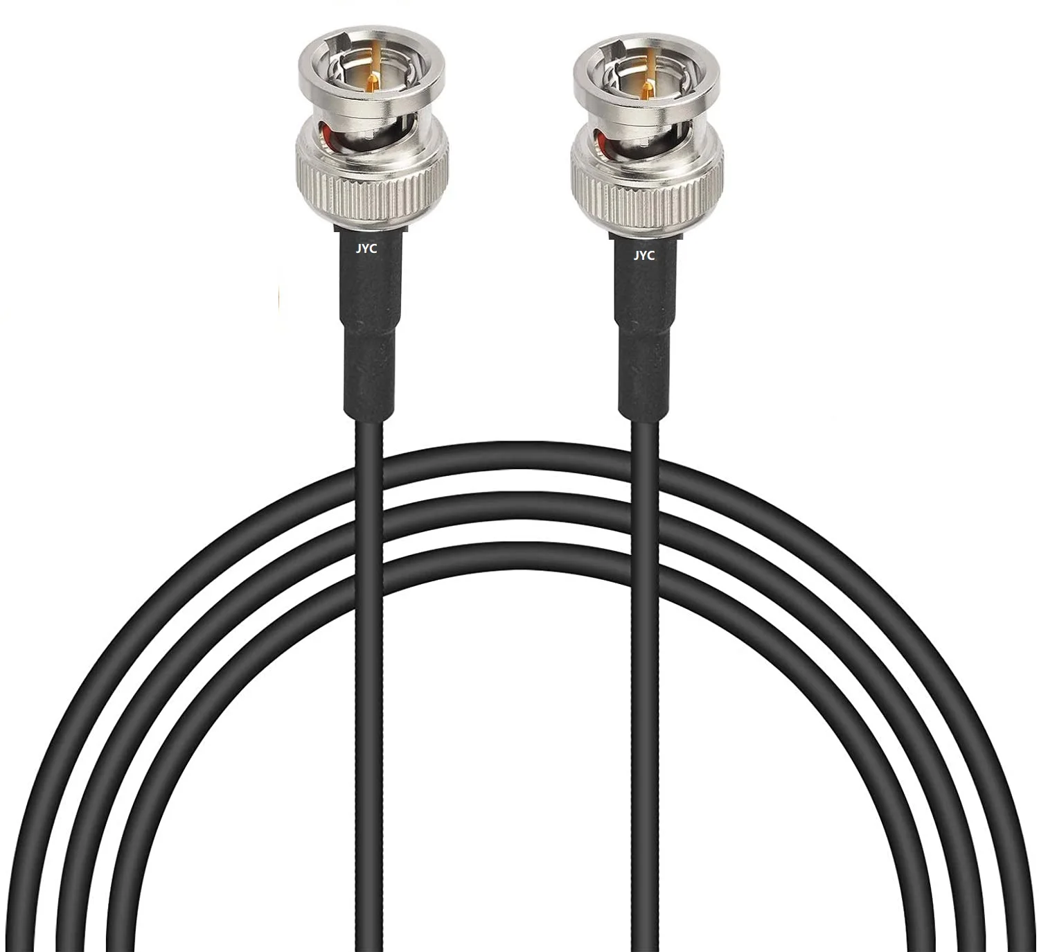 Cable Coaxial Rg58 RG6 RG174. Enchufe BNC. Enchufe BNC. 1 M - 2 M - 3M - 5m. CCTV PVC Jacket BNC Male to Male Jumper Cable 50ohm