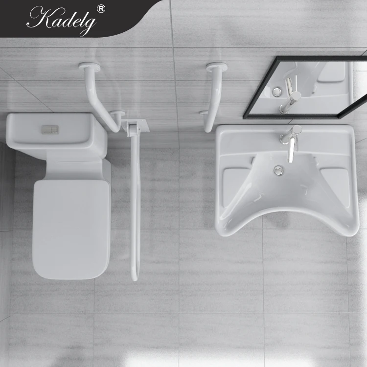 Bathroom Two piece Ceramic Handicap Toilets for Sale with Sink