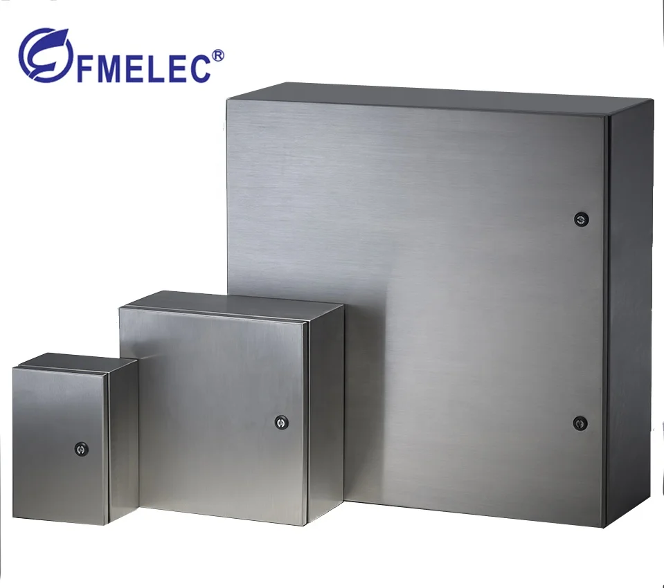 
IP66 portrait stainless steel enclosure 201/304/316 stainless steel cabinet metal distribution box 