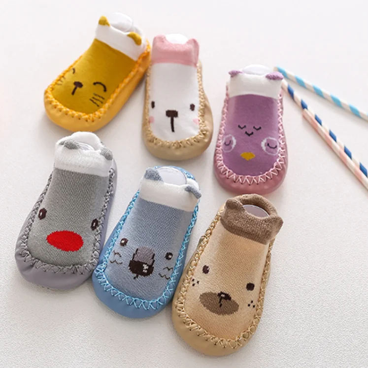 2022 new clothing Cartoon Newborn Baby Girls Boys Anti-Slip Socks
