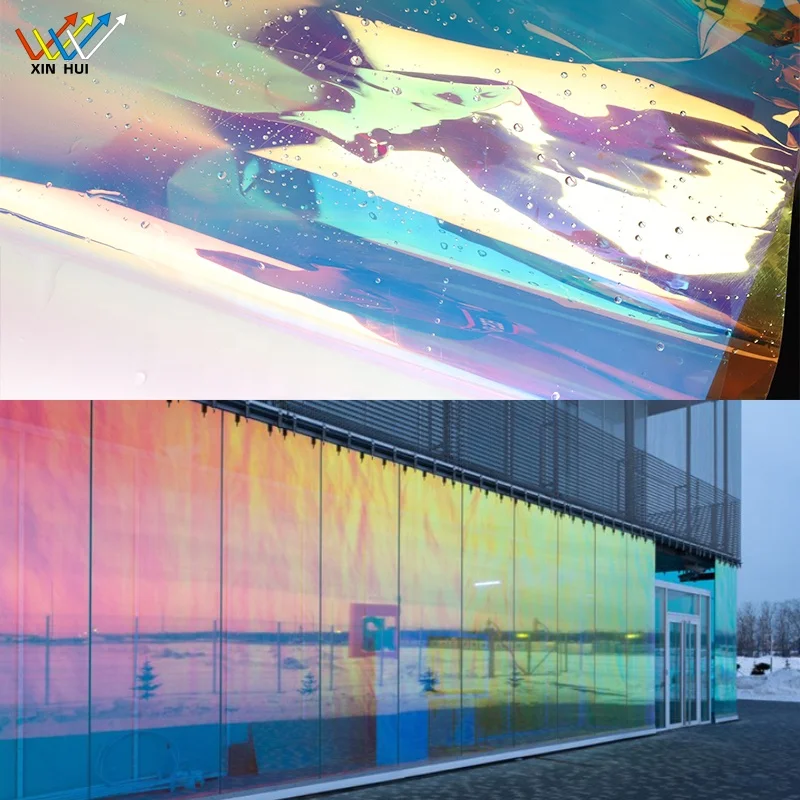 Good quality building window film anti-heat reflective privacy protection transparent Building building decorative film