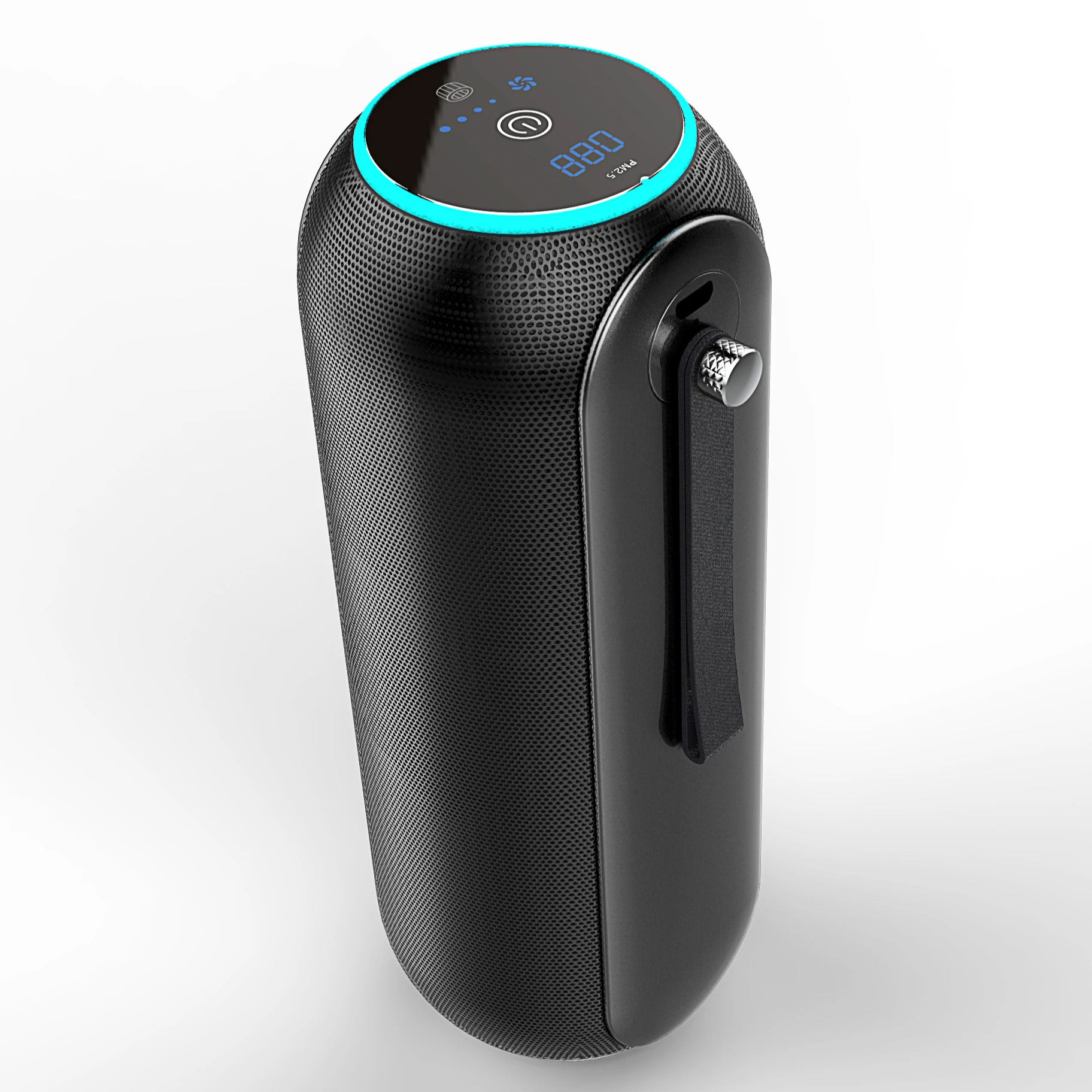 Портативный очиститель воздуха с лазерным датчиком PM2.5 и двойными турбо вентиляторами