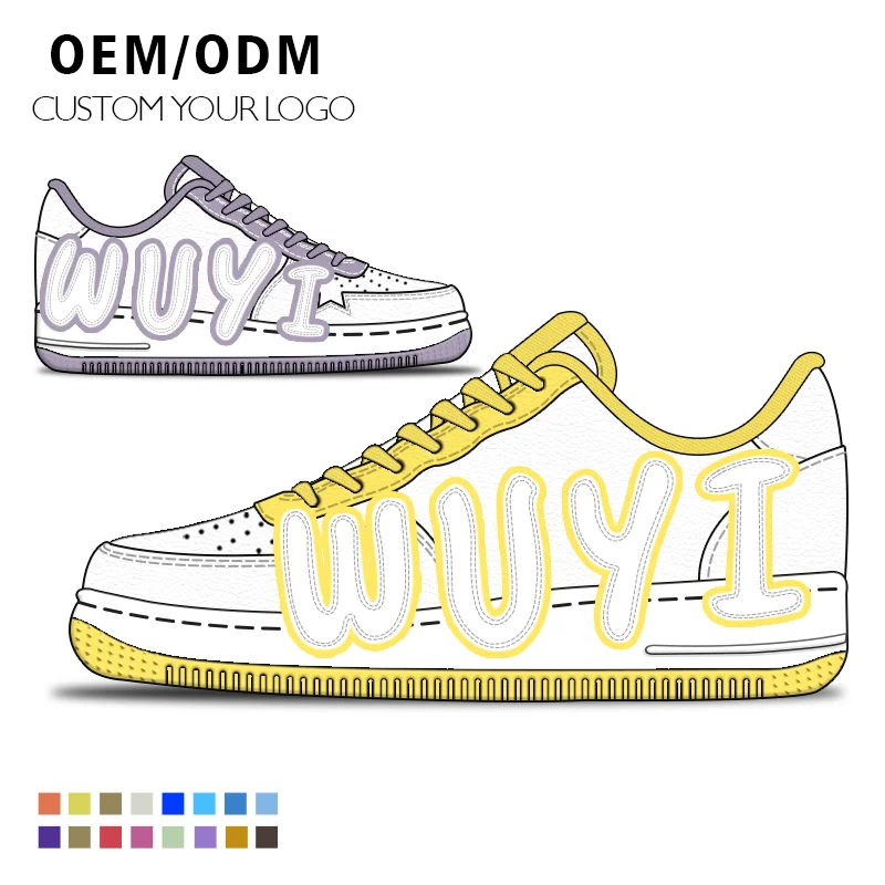 Support Flexible Customization White  Leather Chaussures Hommes Men Casual 2024 Fashion Running Shoes Sneakers for Men Casual