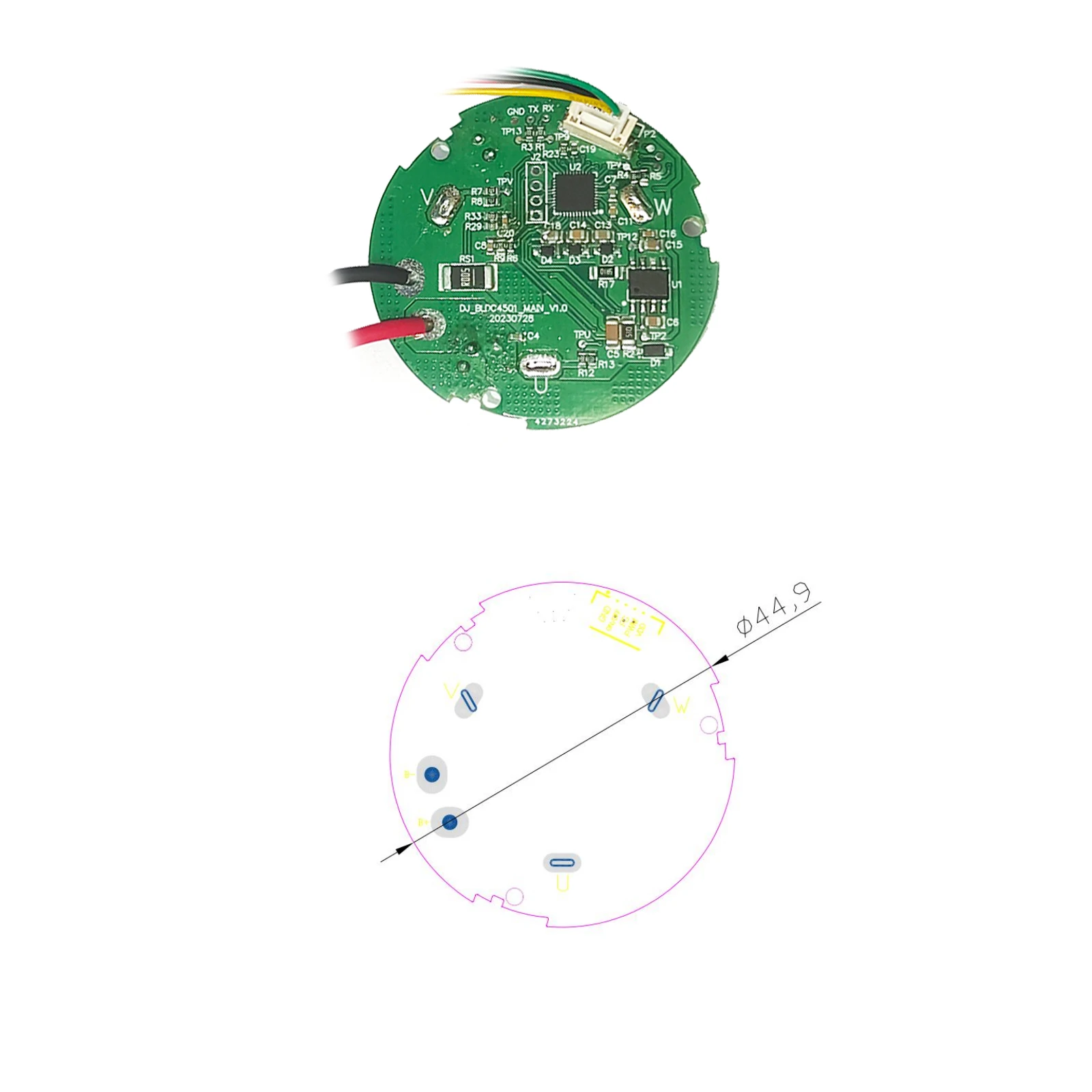 Manufacturers wholesale high power DC brushless motor 14.8V 140W Vacuum Cleaner hair dryer Accessory