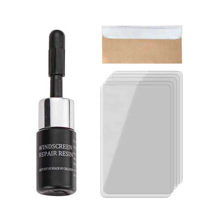 Новый комплект для ремонта ветрового стекла используется для эффективного и быстрого ремонта трещин и царапин на автомобильном стекле