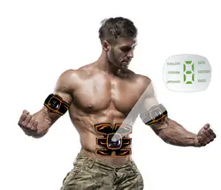 ABS Stimulator Muscle Toner Toning Rechargeable EMS gym tens Abdomen Trainer with 6 Modes 10 Levels for Men & Women