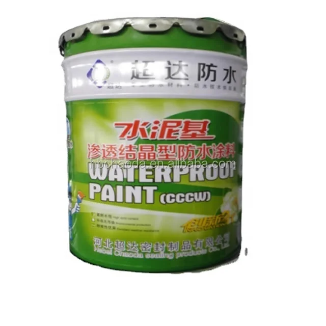 Cement Based Capillary Crystallized Concrete Foundation Waterproofing Coating