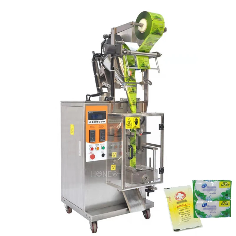 Hone manufacturer price automatic lotion shampoo small liquid sample sachet bag filling sealing packing machine for sale