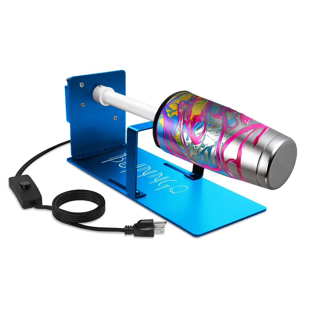 ETSY OEM Customized Logo Epoxy Glitter Tumbler Spinner Turner Kits Cup Turner