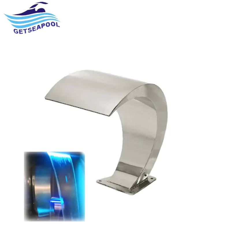 Водопад SS304 Каскад для спа-бассейна со светодиодом