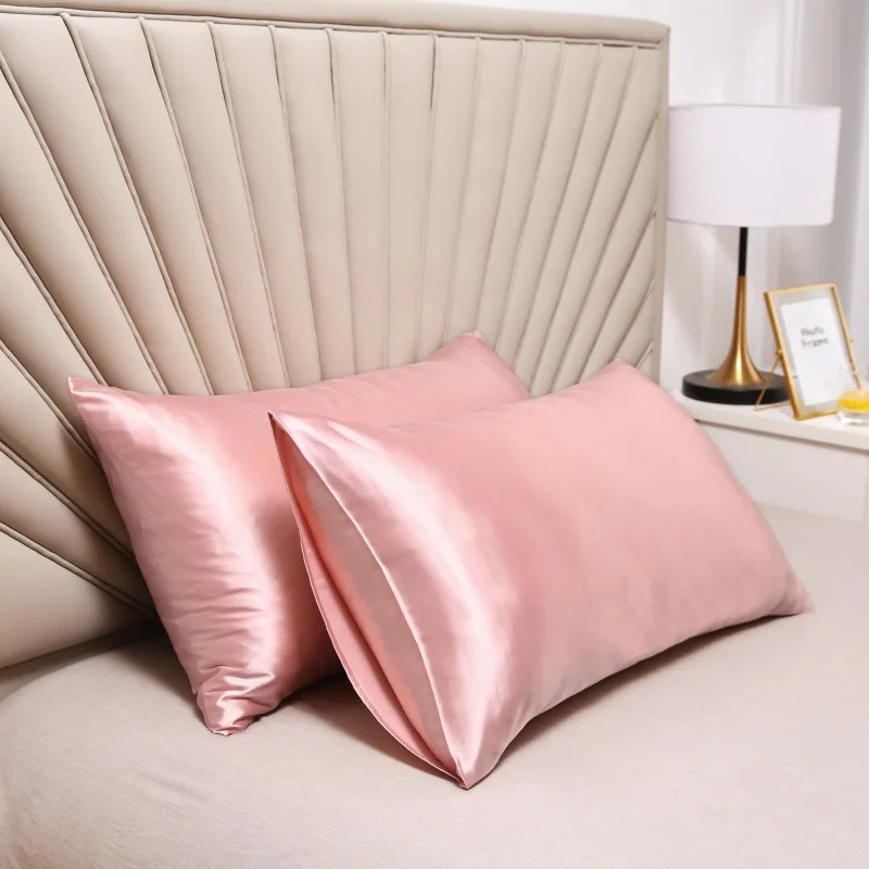 Bedroom Satin Luxury Pillow Cover Mulberry Silk Pillow Cases