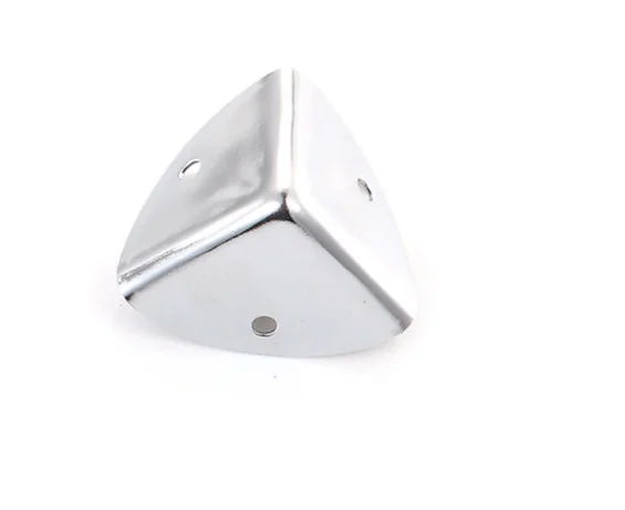 Decorative metal corners for wooden box