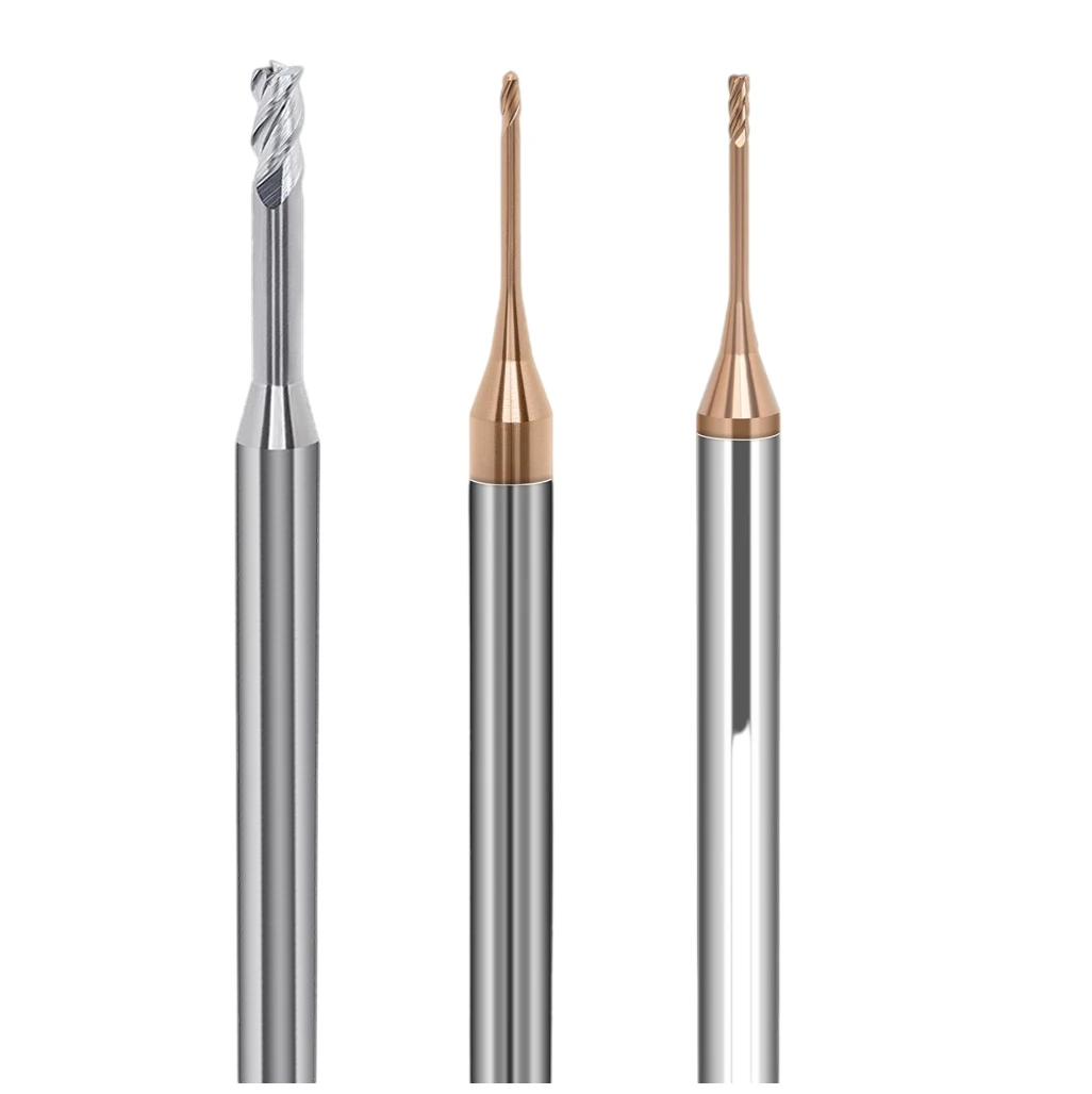 Carbide End Mill 2 Flute Square Milling Machine CNC Cutting Tools 2 Flute Deep Groove Square End Mill