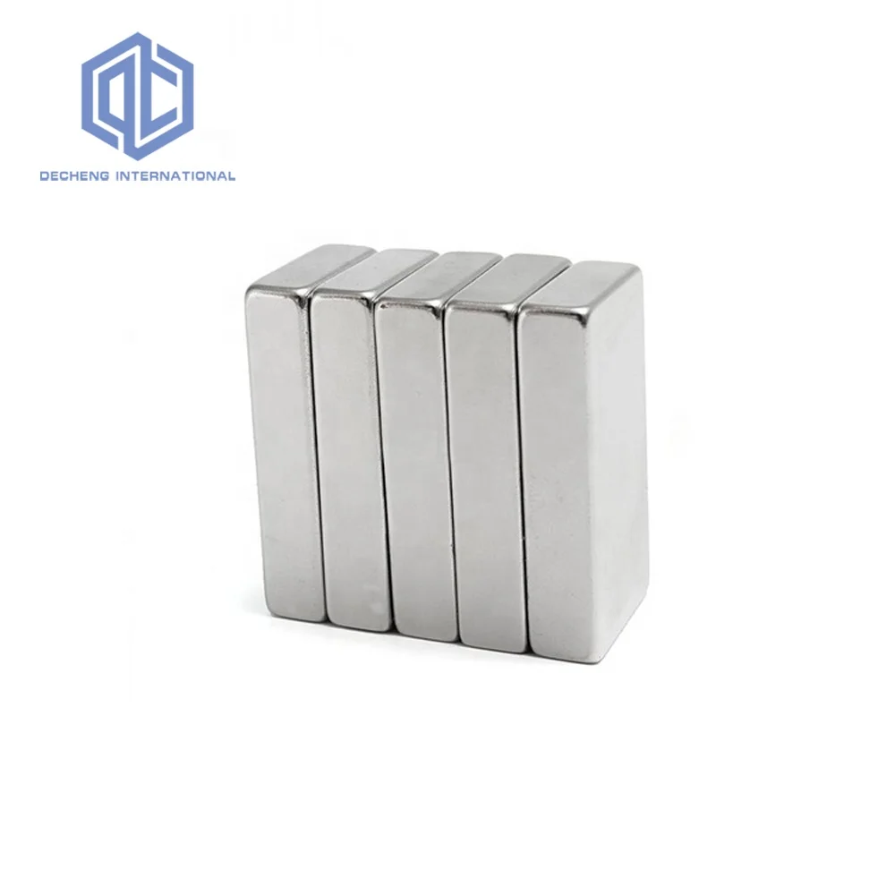 Square ndfeb magnet block shapes rectangular neodymium magnet