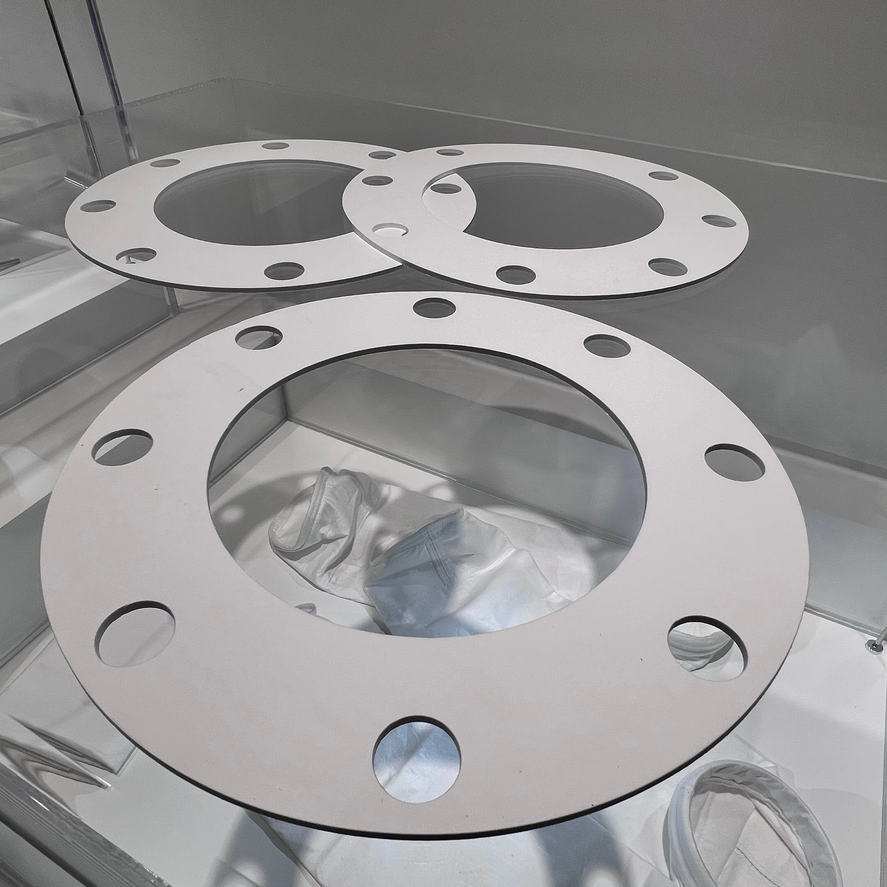 China Manufacturer with Natural Color and High Strength Temperature ptfe gasket