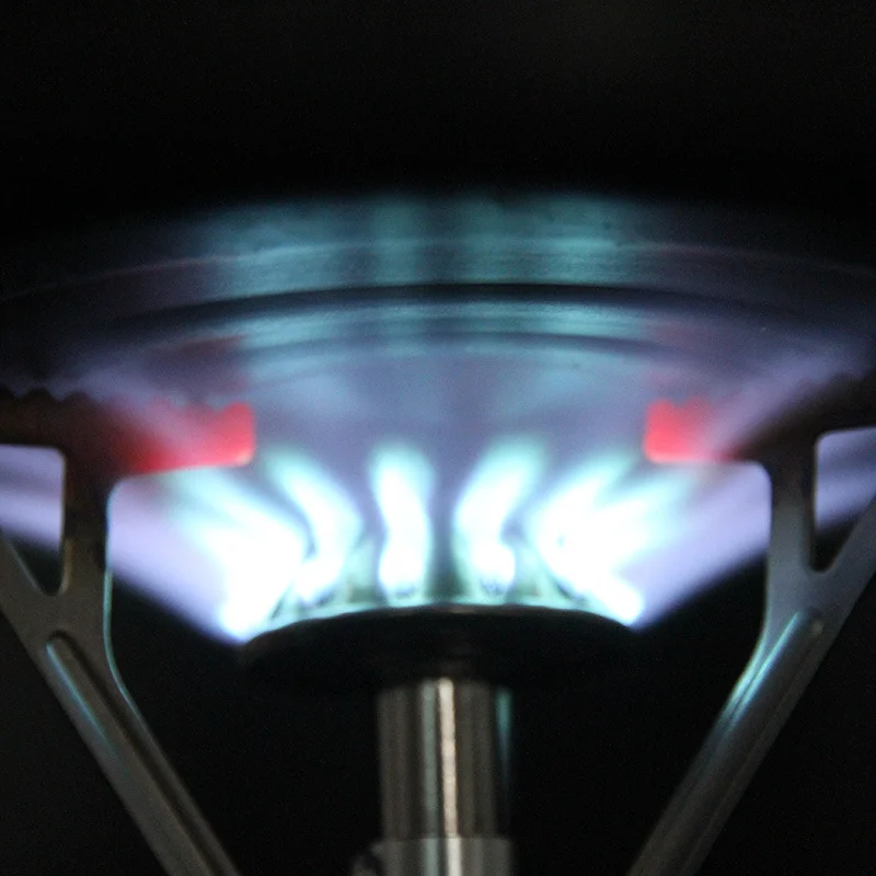 Складная уличная газовая плита Ультралегкая карманная горелка для пикника приготовления пищи печь выживания печи