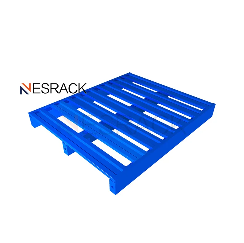 Metal forklift two-way steel plant iron pallet metal anticorrosive pallet